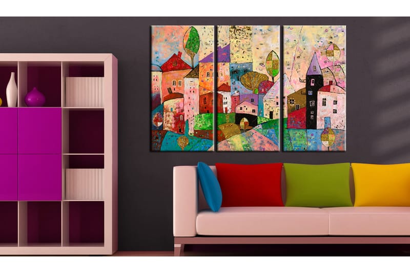Taulu Picturesque Small Town 90x60, Artgeist sp. z o. o.