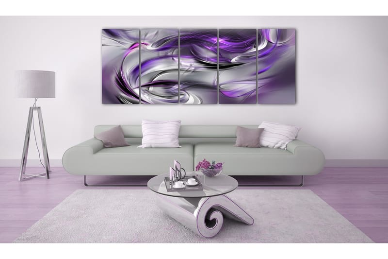 Taulu Purple Gale 225x90 - Artgeist sp. z o. o. - Sisustustuotteet - Taulu & taide - Canvas-taulu