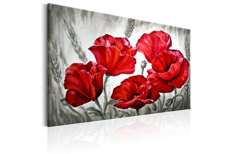Taulu Poppies in Wheat 120x80 - Artgeist sp. z o. o. - Sisustustuotteet - Taulu & taide - Canvas-taulu