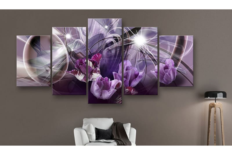 Taulu Purple Of Tulips 100x50 - Artgeist sp. z o. o. - Sisustustuotteet - Taulu & taide - Canvas-taulu