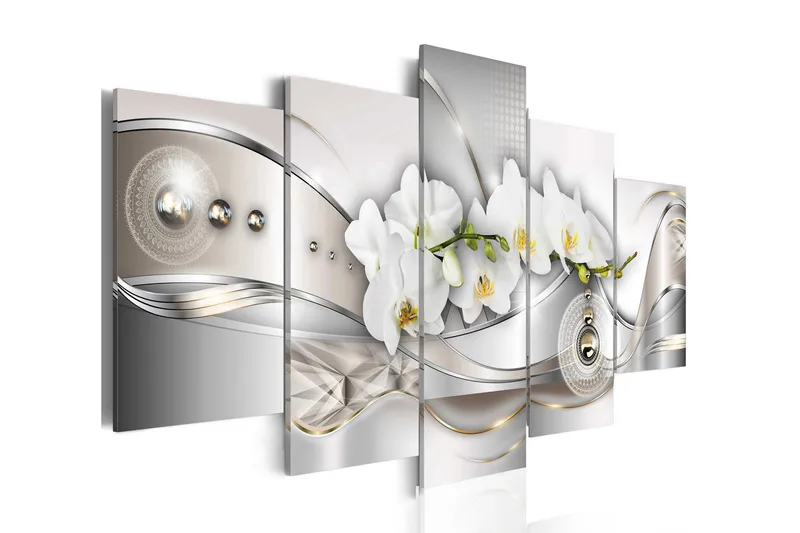 Taulu Pearl Dance Of Orchids 200x100, Artgeist sp. z o. o.