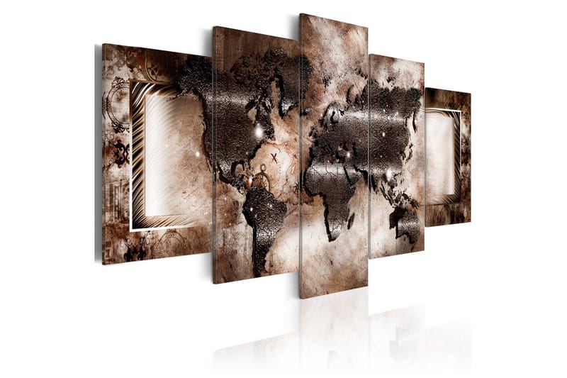 Taulu Platinum Map 100x50, Artgeist sp. z o. o.