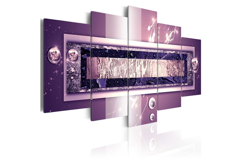 Taulu Purple Cascade 100x50, Artgeist sp. z o. o.