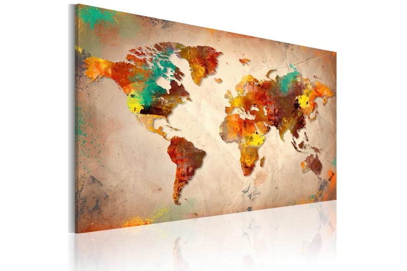 Taulu Painted World 120x80, Artgeist sp. z o. o.