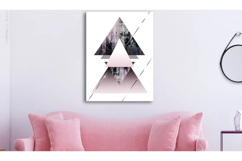 Taulu Pyramid (1 Part) Vertical 60x90, Artgeist sp. z o. o.