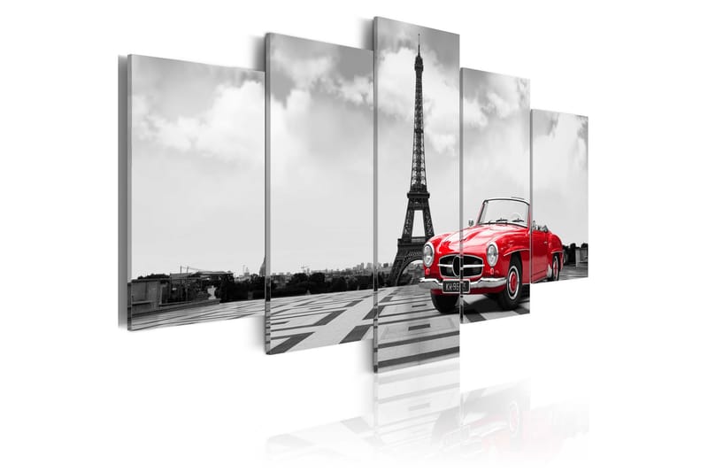 Taulu Parisian Car 100x50 - Artgeist sp. z o. o. - Canvas-taulu - Seinäkoristeet