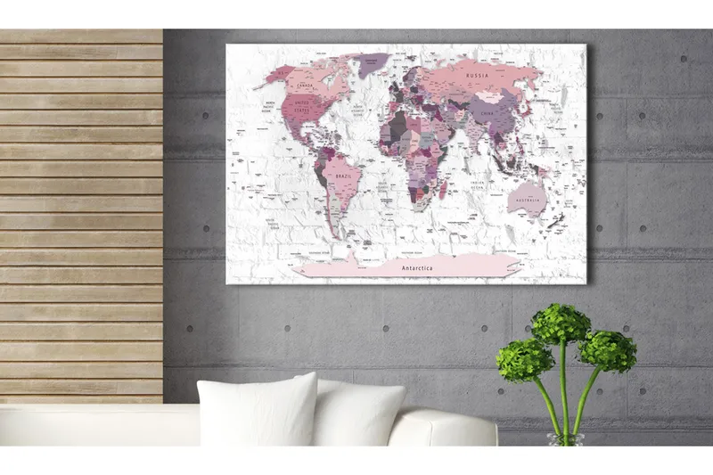 Taulu Pink Frontiers 90x60, Artgeist sp. z o. o.