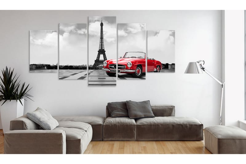 Taulu Parisian Car 100x50 - Artgeist sp. z o. o. - Canvas-taulu - Seinäkoristeet