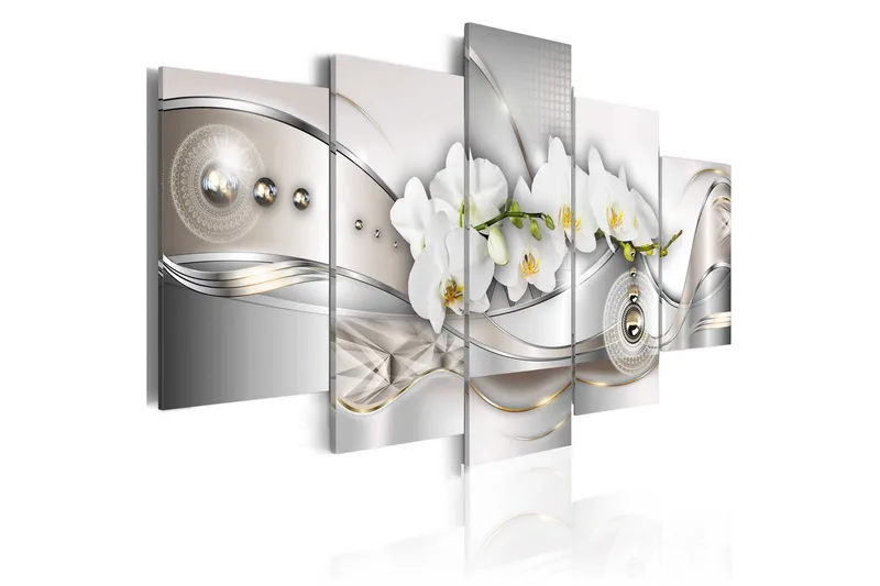 Taulu Pearl Dance Of Orchids 100x50, Artgeist sp. z o. o.