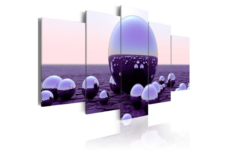 Taulu Purple Balls 100x50, Artgeist sp. z o. o.