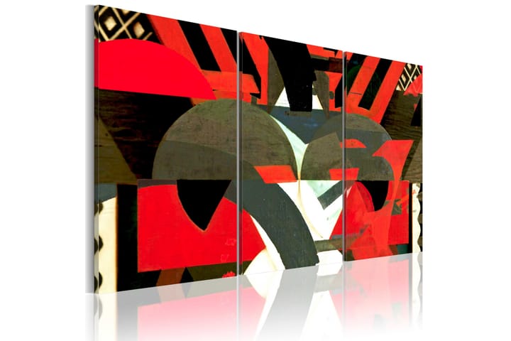 Taulu Pattern Of Abstract Forms 120x80 - Artgeist sp. z o. o. - Canvas-taulu - Seinäkoristeet