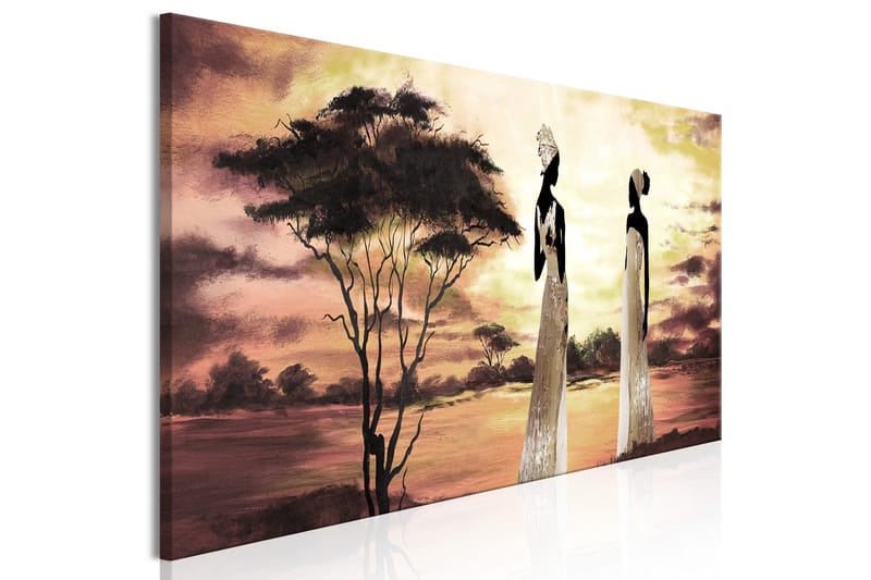 Tavla African Goddesses (1 Part) Narrow 135x45 - Sisustustuotteet - Taulu & taide - Canvas-taulu