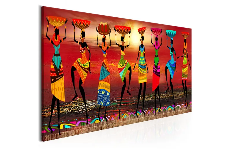 Tavla African Women Dancing VALUE_MISSING_3 135x45, undefined
