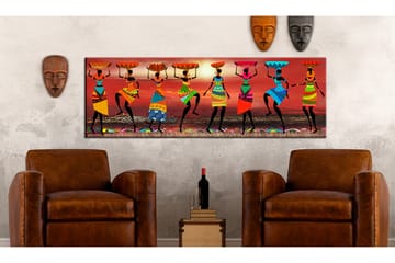 Tavla African Women Dancing VALUE_MISSING_3 135x45 - Sisustustuotteet - Taulu & taide - Canvas-taulu
