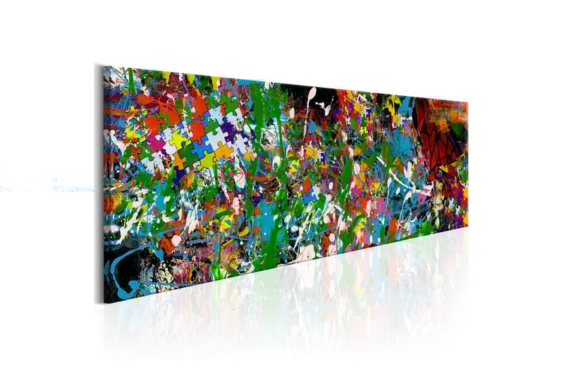 Tavla Artistic Puzzle 135x45 - Sisustustuotteet - Taulu & taide - Canvas-taulu