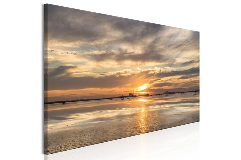 Tavla Cloudy Evening (1 Part) Narrow 150x50 - Sisustustuotteet - Taulu & taide - Canvas-taulu