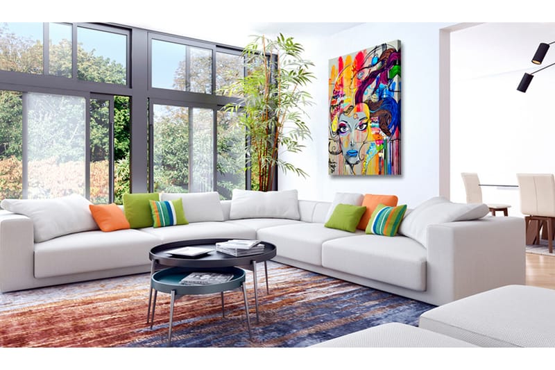 Tavla Colourful Thoughts VALUE_MISSING_3 80x120 - Sisustustuotteet - Taulu & taide - Canvas-taulu