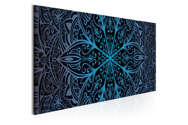 Tavla Feathers (1 Part) Blue Narrow 150x50 - Sisustustuotteet - Taulu & taide - Canvas-taulu