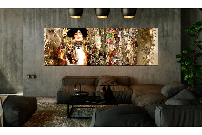 Tavla Judith And Flowers 1 Part Narrow VALUE_MISSING_2 135x45 - Sisustustuotteet - Taulu & taide - Canvas-taulu