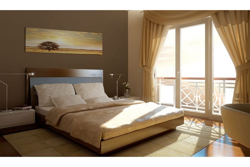 Tavla Lonely Tree On Savannah 135x45 cm - Sisustustuotteet - Taulu & taide - Canvas-taulu