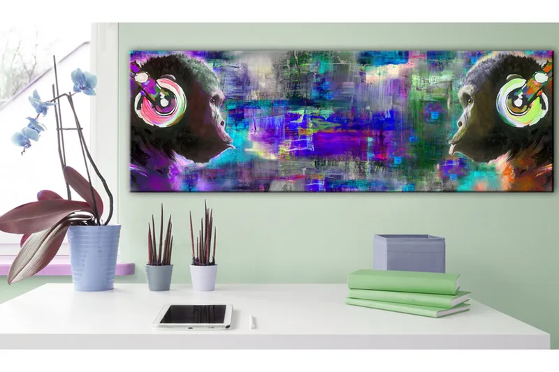 Tavla Musical Rivalry VALUE_MISSING_2 120x40 - Sisustustuotteet - Taulu & taide - Canvas-taulu