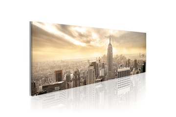 Tavla New York City among the clouds 135x45 - Sisustustuotteet - Taulu & taide - Canvas-taulu