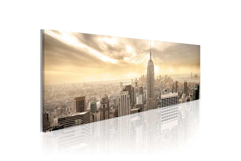 Tavla New York City among the clouds 135x45 - Sisustustuotteet - Taulu & taide - Canvas-taulu