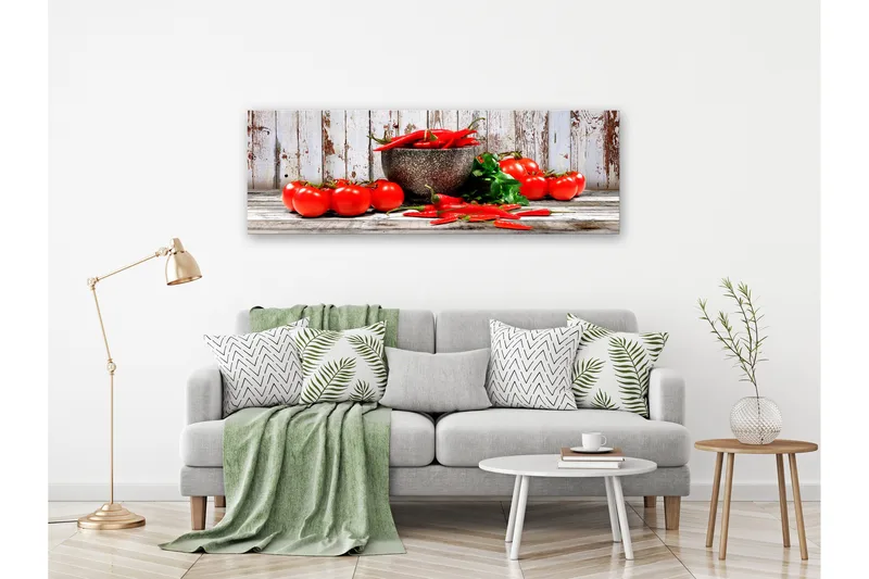Tavla Red Vegetables (1 Part) Wood Narrow 135x45, undefined