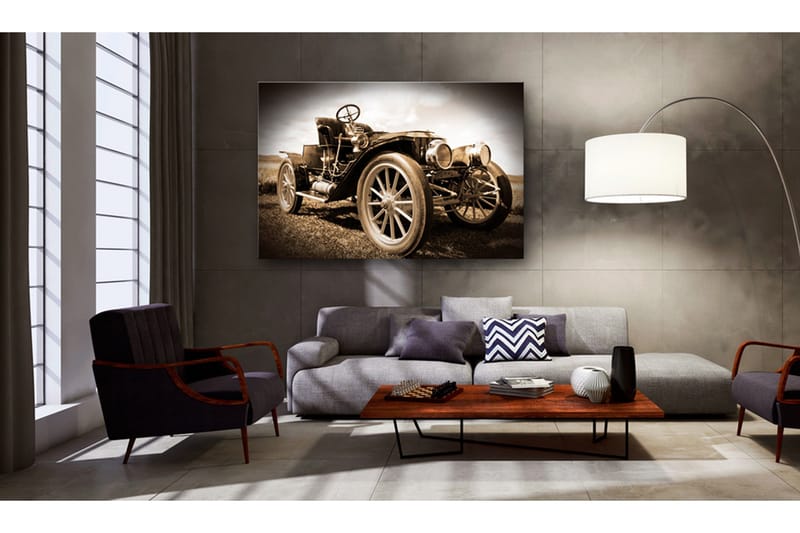 Tavla Retro Car 120x80 VALUE_MISSING_1 - Sisustustuotteet - Taulu & taide - Canvas-taulu
