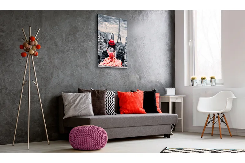 Tavla Romantic Paris 80x120, undefined