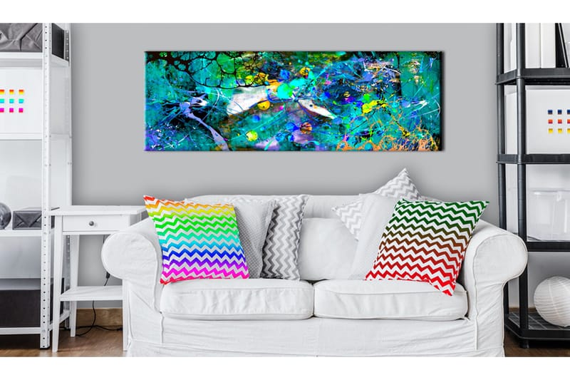 Tavla Sapphire Jungle VALUE_MISSING_2 120x40 - Sisustustuotteet - Taulu & taide - Canvas-taulu