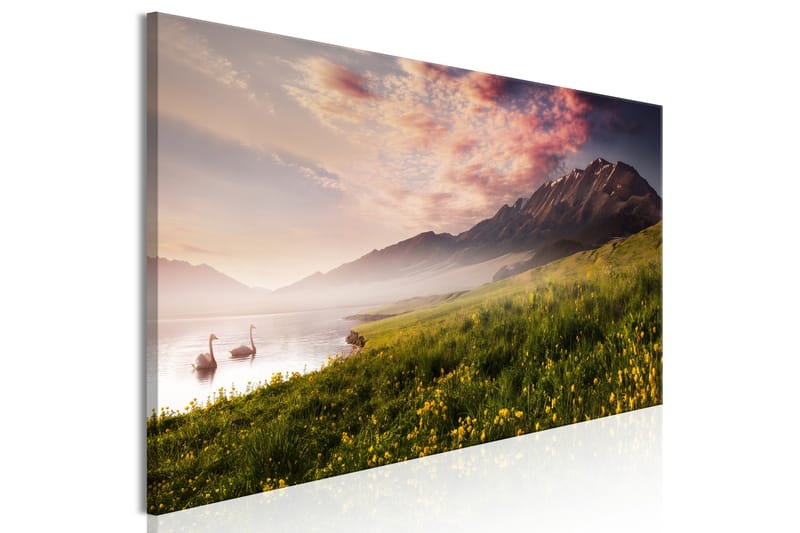 Tavla Sayram Lake (1 Part) Narrow 135x45 - Sisustustuotteet - Taulu & taide - Canvas-taulu