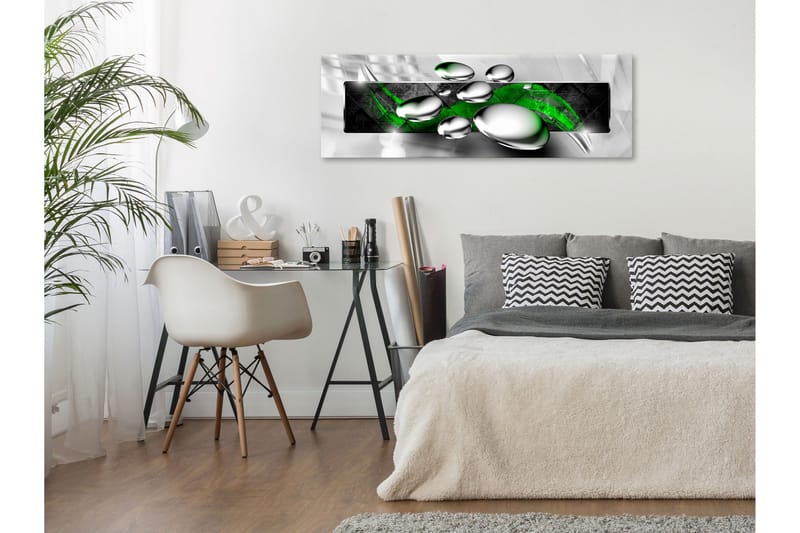 Tavla Shiny Stones (1 Part) Narrow Green 135x45, undefined