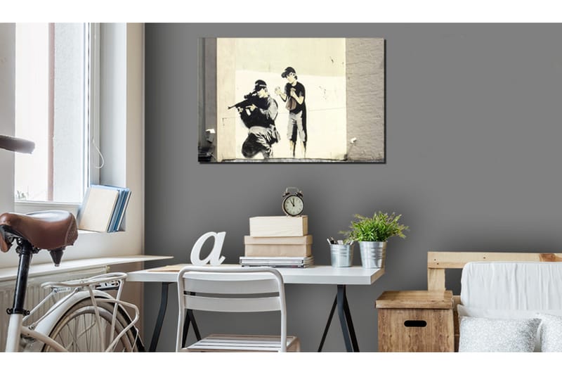 Tavla Sniper And Banksy 120x80 cm - Sisustustuotteet - Taulu & taide - Canvas-taulu