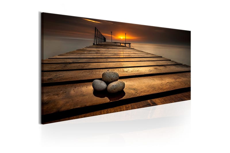 Tavla Stones on the Pier 120x40 - Sisustustuotteet - Taulu & taide - Canvas-taulu