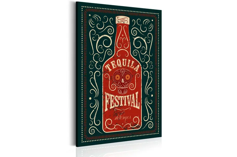 Tavla Tequila Festival 80x120 - Sisustustuotteet - Taulu & taide - Canvas-taulu