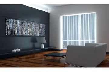 Tavla Vita Björkar 135x45 cm - Sisustustuotteet - Taulu & taide - Canvas-taulu