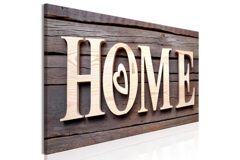 Tavla Wooden Home (1 Part) Narrow 135x45 - Sisustustuotteet - Taulu & taide - Canvas-taulu