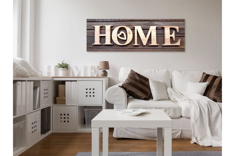 Tavla Wooden Home (1 Part) Narrow 135x45 - Sisustustuotteet - Taulu & taide - Canvas-taulu