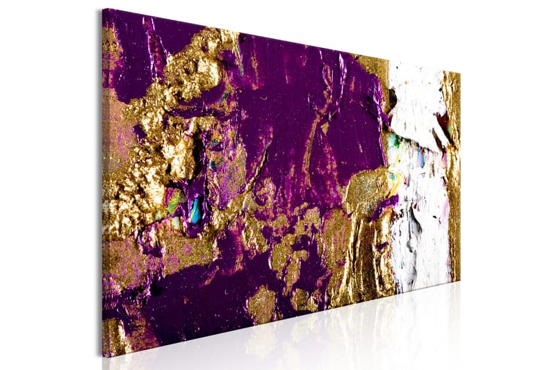 Tavla Purple Wave (1 Part) Narrow 150x50 - Sisustustuotteet - Taulu & taide - Canvas-taulu