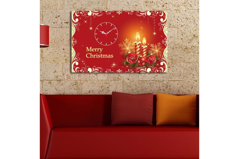 Decoratiivinen Canvas-seinäkello 45x70 - Sisustustuotteet - Taulu & taide - Canvas-taulu