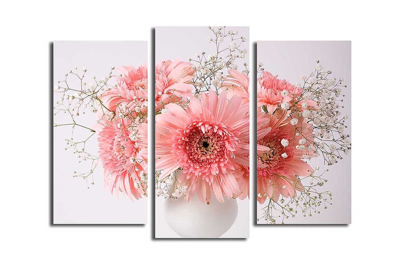 Decoratiivinen Canvas-taulu (3 osaa) 45x20 - Sisustustuotteet - Taulu & taide - Canvas-taulu