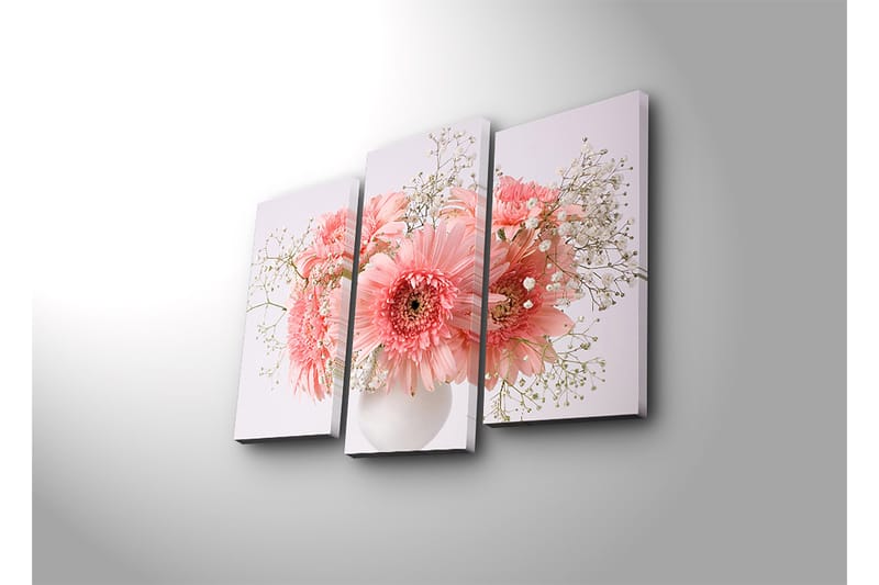Decoratiivinen Canvas-taulu (3 osaa) 45x20 - Sisustustuotteet - Taulu & taide - Canvas-taulu