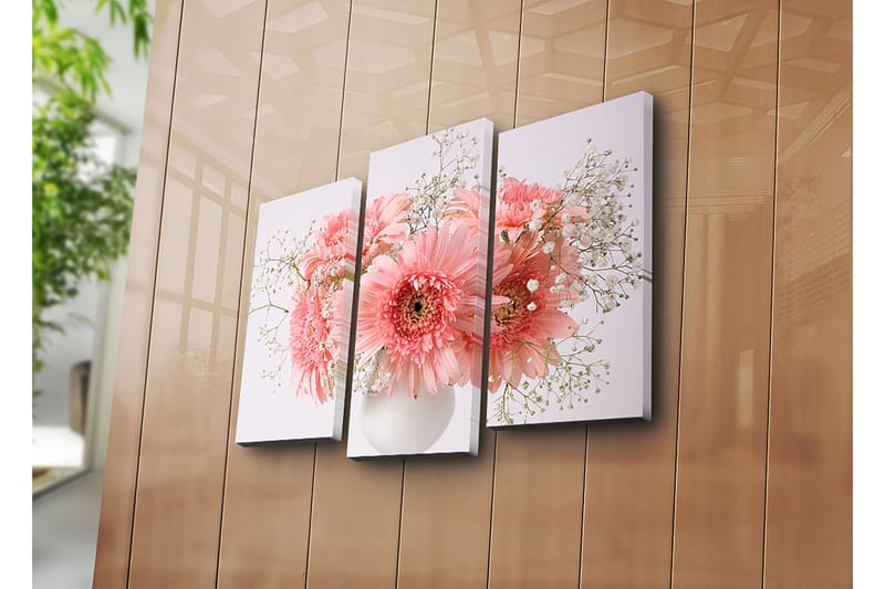 Decoratiivinen Canvas-taulu (3 osaa) 45x20 - Sisustustuotteet - Taulu & taide - Canvas-taulu