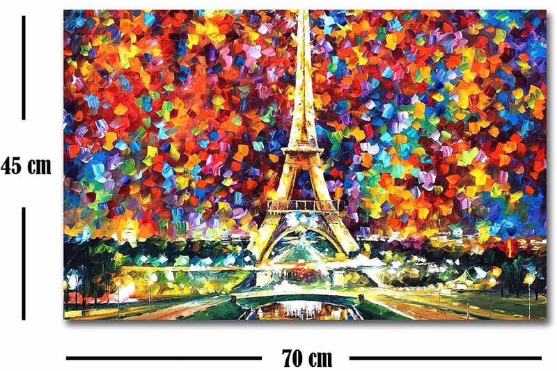 Decoratiivinen Canvas-taulu 45x70 - Sisustustuotteet - Taulu & taide - Canvas-taulu