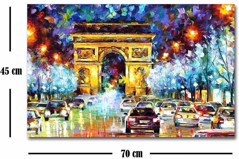 Decoratiivinen Canvas-taulu 45x70 - Sisustustuotteet - Taulu & taide - Canvas-taulu