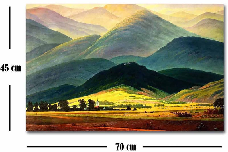 Decoratiivinen Canvas-taulu 45x70 - Sisustustuotteet - Taulu & taide - Canvas-taulu