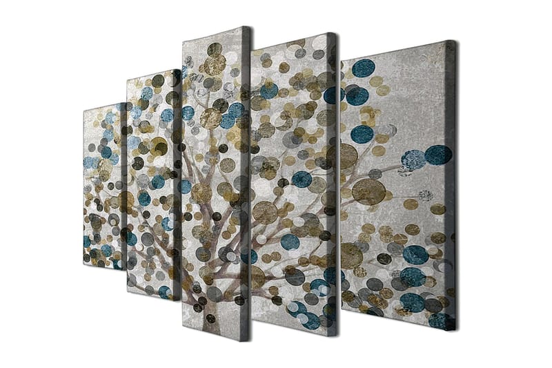 Decoratiivinen Canvas-taulu (5 osaa) 70x20, undefined