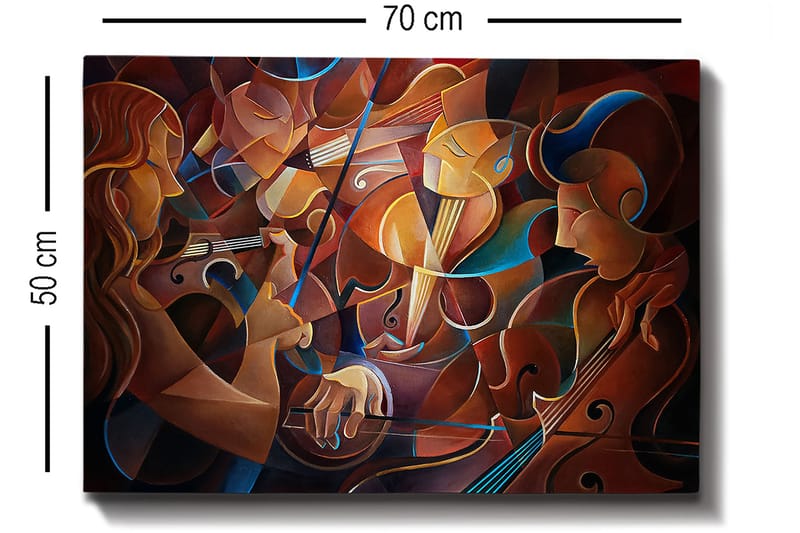 Decoratiivinen Canvas-taulu 50x70 - Sisustustuotteet - Taulu & taide - Canvas-taulu