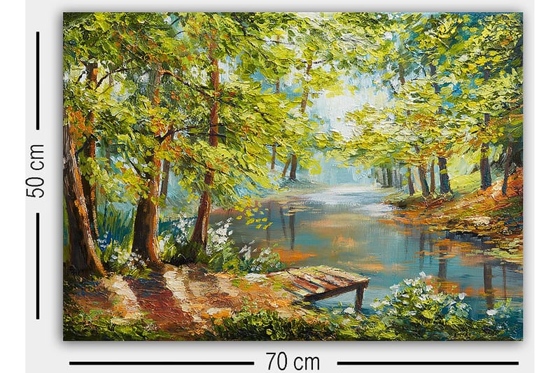 Decoratiivinen Canvas-taulu 50x70 - Sisustustuotteet - Taulu & taide - Canvas-taulu